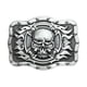 thumbnail image 1 of Cinturón con hebilla, calavera, estilo western vintage, de aleación Flames Riv, 1 of 3