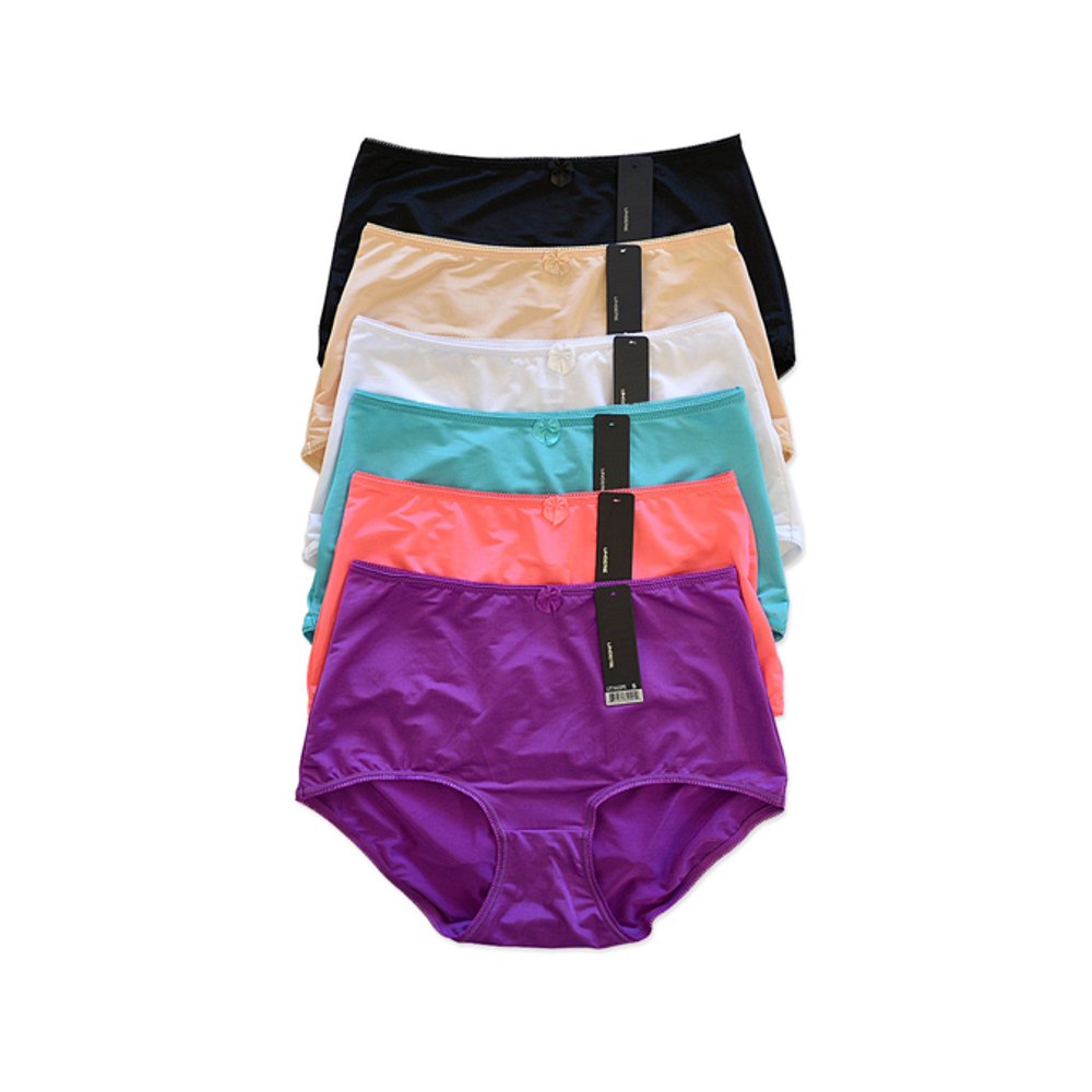 Flying Street Ladies Polyester Brief Panties 6 Pieces Set Walmart
