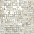 thumbnail image 5 of Nourison Natural Leather Hide Met.Squares Piecewor White/Silver Decorative Throw Pillow , 20" x 20", 5 of 5