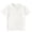 White, variant on dazeni Girls Golf Shirts Summer School Uniform Short Sleeve T Shirts V-Neck Collared Tops Jacquard Pattrern Casual Tee Gray 11-12 Years