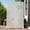 Beige Sand, variant on TopComfy Privacy Screen Outdoor 72" Hx47 W Freestanding Privacy Panel with Stand, HDPE Decorative Privacy Fence with Sandblasting Louver Pattern, Black