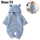 thumbnail image 1 of 1 Uds. Conjuntos mameluco tejido para bebé, niño y niña, Sudadera con capucha, suéter, mono de oso, mono de una pieza, prendas de vestir exteriores, 1 of 8