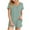 01-Mint Green&pajamas for women set, variant on QATAINLAV Womens Two Piece Outfits Summer, Casual Short Sleeve Tees and Shorts Lounge Set Trendy Printed V Neck Shirts Matching Shorts Pajamas Sets, Mint Green, L
