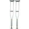 Medline Aluminum Crutches, 5'2"-5'10" Tall, 300 lbs. Capacity