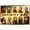 Gold Framed Version, variant on Marvel Cinematic Universe - Avengers - Infinity War - Group Wall Poster, 22.375" x 34", Framed