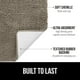 thumbnail image 2 of Alfombra de baño GORILLA GRIP Chenille Latte, 76 x 51 cm, absorbente, 2 of 9