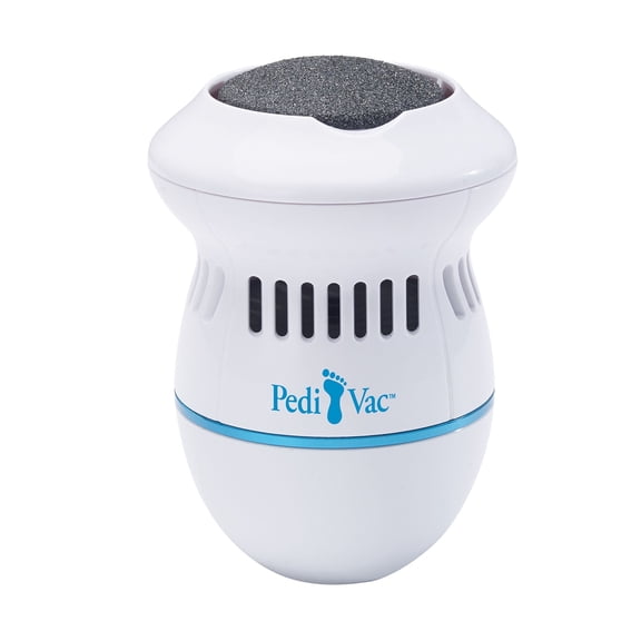 PediVac Rechargeable Electric Foot File-Callus Remover for Feet, Built-in Vacuum