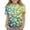 #A27-Green, variant on Abcomgle Girls Shirts Crewneck Daisy Flower Print Toddler T-Shirt Short Sleeve Tshirts Toddler Summer Fashion Cotton Toddler Tops Girls