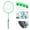 Fluorescent Green, variant on Yajisi Fluorescent Green Children Badminton Racket Set with 2 Balls Outdoor Sports Game Kids Boys Girls Toy Beginner Easy Setup Equipment, 4 Piece Assortment