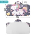 thumbnail image 3 of Unicorn and Heart Kids Hooded Beach Towel Baby Bath Poncho Towels with Hood Absorbent 50"x23.5" for Pool Swimming, 3 of 7