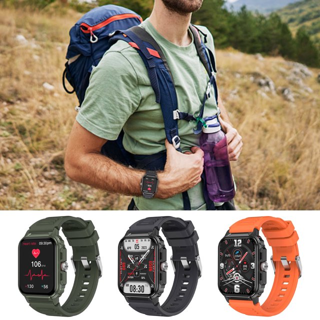 Reloj inteligente casual con Bluetooth y tres pruebas de conversación, lista de rotación de actividad física, codificador de control NFC, caja de metal, pantalla táctil IPS de 1,85 pulgadas, modo