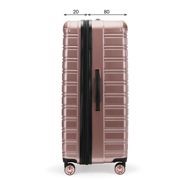 iFLY Hardside Fibertech Carry Suitcase, Large Checked Luggage, 80