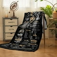 50th Anniversary Blanket Gifts Gift for 50th Wedding Anniversary Golden