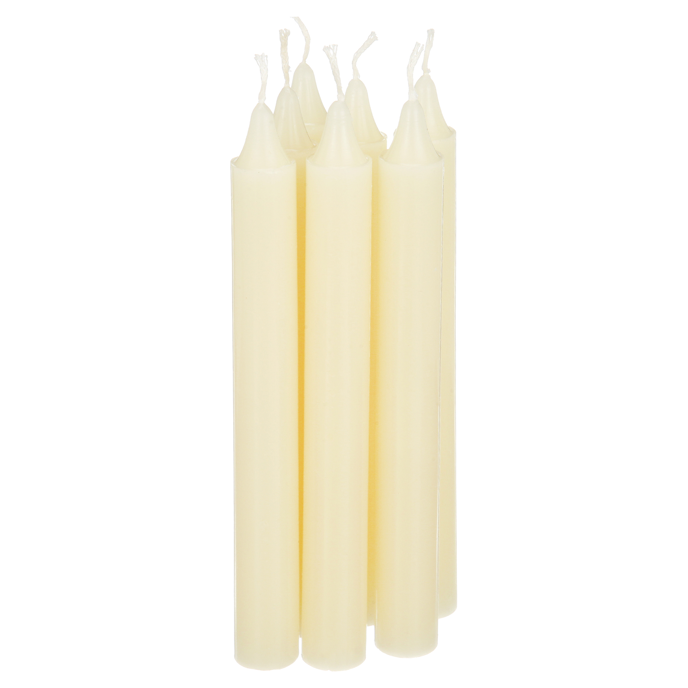 Taper Candles: 7 Inches Ivory Taper Candles, 7 Pack - image 3 of 7