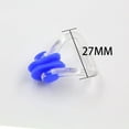 thumbnail image 2 of 15pcs High Quality Diving Children Swimming Reusable Silicone Nose Clip SKY BLUE, 2 of 8