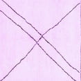 thumbnail image 1 of Ahgly Company Indoor Square Solid Purple Modern Area Rugs, 3' Square, 1 of 4