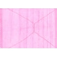 thumbnail image 1 of Ahgly Company Indoor Rectangle Solid Pink Modern Area Rugs, 7' x 9', 1 of 4