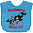 thumbnail image 3 of Inktastic My Mommy Loves Me Orca Baby Boys or Girls Baby Bib, 3 of 4