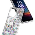 thumbnail image 3 of NGB SUPREMACY For Boost Celero5G 2024 Phone Case Screen Protector Ring Holder Wrist Strap Lanyard Women’s Cute Glitter Liquid Celero 5G 2024 Phone Cover, 3 of 6