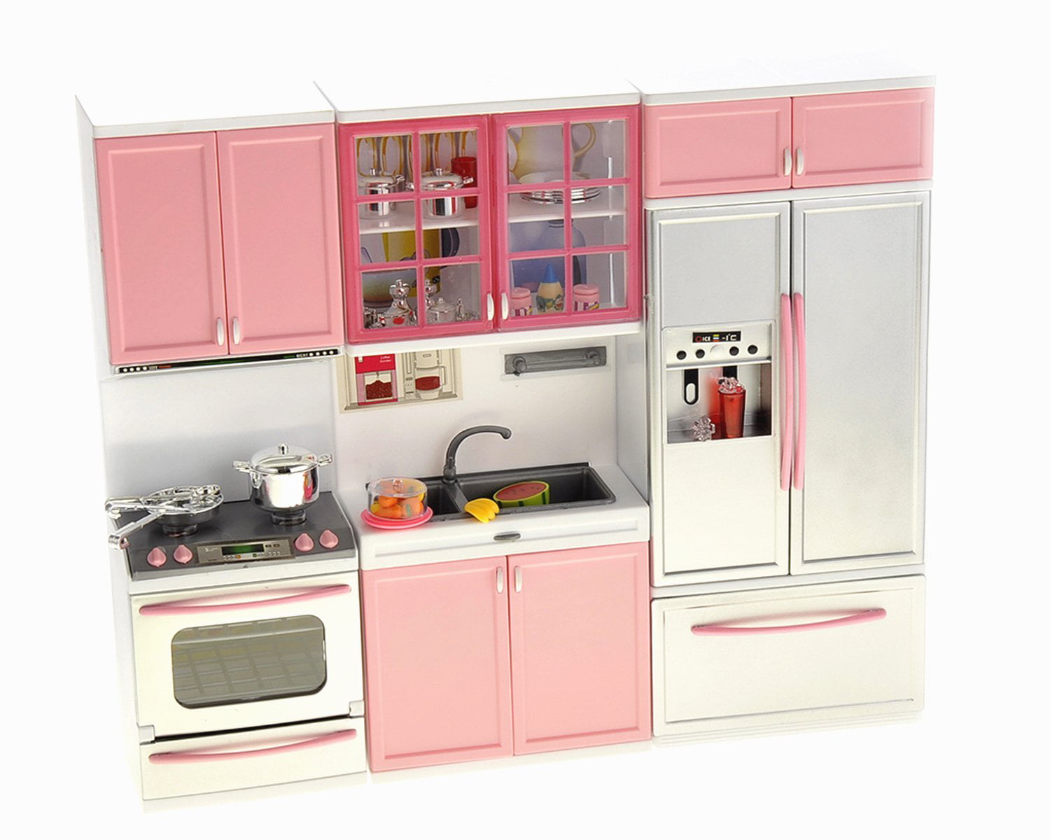 Modern Toy Kitchen - Battery Operated - Kitchen Playset, Perfect for Use  with 11-12