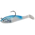 thumbnail image 4 of (6 pack) Creme Lure 3" Paddle Tail Shad Fishing Lures for Bass Blue Back, 4 of 7