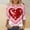 a23_Multicolor, variant on Vetsdori Womens Tops Gifts for Girlfriend Valentine Pullover 3/4 Sleeve Graphic Heart Print Cute,Holiday T-Shirts for Junior Crew Neck