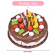 thumbnail image 3 of Relájate, amor, juego de juguetes de pastel de cumpleaños, 37 piezas, simulación de alta simulación, juego de pastel de fiesta de cumpleaños, juego de pastel de cosplay para niños de 3 años en, 3 of 8