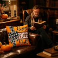 thumbnail image 6 of PiGOGI Thanksgiving Pillow Covers Pumpkin Maple Leaf Print Throw Pillow Cases Fall Cushion Covers Soft Home Decor for Sofa Bedroom, 6 of 7