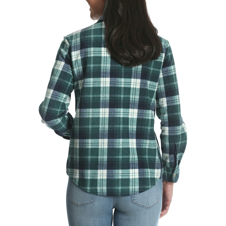 Lee riders women's long cheap sleeve knit fleece shirt