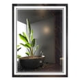 thumbnail image 2 of Raganet, Espejo Rectangular con Luz LED 50 x 70 cm, 3 Tonos de Luz Fr&iacute;a, Neutra, C&aacute;lida, Atenuable, Interruptor T&aacute;ctil, Montaje Vertical u Horizontal, para Ba&ntil, 2 of 9