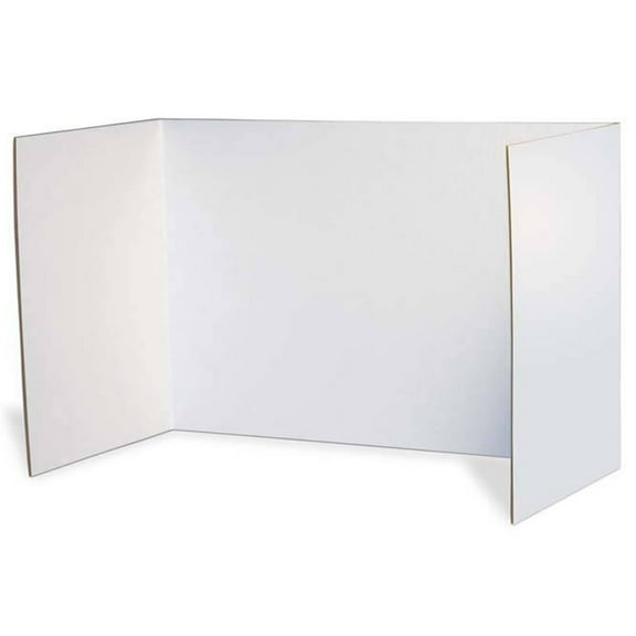 Pacon Privacy Boards, White, 48" x 16", 4 Boards