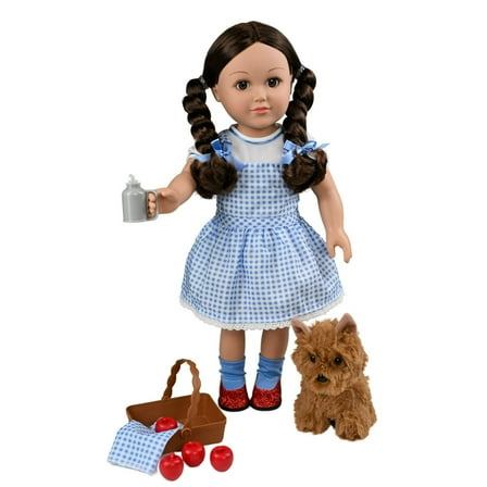 Dorothy 18" Posable Fashion Doll, Brunette Hair, Brown Eyes, Collectible Play Doll