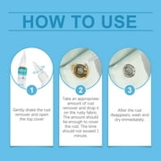 Fabric Rust Remover, Clothes Rust Remover, Upgraded Fabric Rust Stain Remover, Laundry Stain Remover, Fabric Rust Stain Remover, Coffee, Tea, Oil