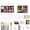 B, variant on Face Paint Palette, Washable Face and Body Paint Palette Halloween Body Paint Set with 10 Brushes Finger Applicators Mixing Palette for Halloween Stage Performances