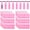 Pink, variant on 300 Pcs 10 Sheets Cable Label,Plastic Wire Label Waterproof Cord Tag for Cable Management,Self Adhesive Tag for Printable and Handwriting,White