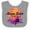 Heather/White, variant on Inktastic Miami Beach Florida Vacation Sunset Girls Baby Bib