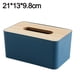 thumbnail image 2 of Cubierta de caja de tejido de madera para tejidos faciales de papel desechables, titular de caja de tejido rectangular de madera, 2 of 5
