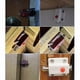thumbnail image 5 of Black Spring-Loaded Knob Set for Cabinet Doors and Drawers, 4-Pack Automatic Latch Lock with Smooth Operation, 5 of 5