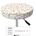 thumbnail image 2 of Goofa Rose Flowers Printed Stool Covers Round, Waterproof Round Bar Stool Covers Anti-Slip Round Bar Stool Seat Cover with Elastic Bands Durable -, 2 of 7