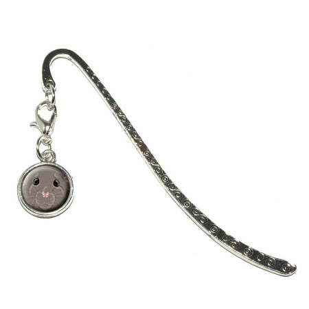 Dumbo Rat - Dumbo Rat - Pet Mouse Rodent Metal Bookmark with Charm