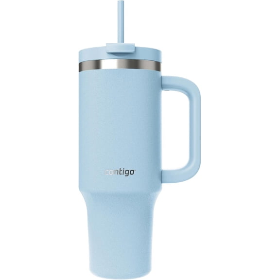 Contigo 40oz Insulated Water Bottle with Straw – Glacier