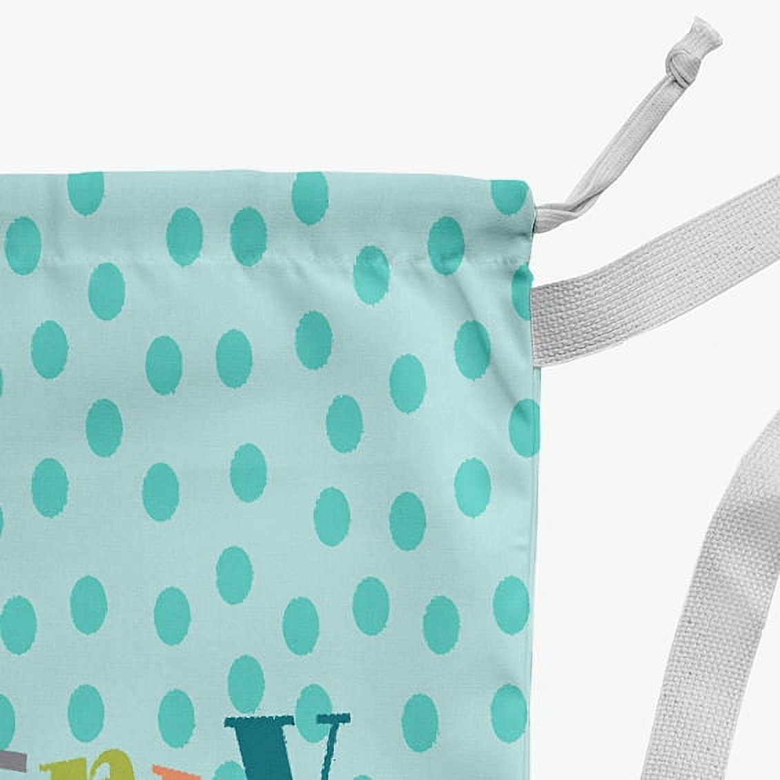Simply Daisy Merry Dot 18 x 29 in Blue Laundry Bag
