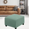 thumbnail image 4 of Funda cuadrada Funda antideslizante Taburete de almacenamiento plegable de muebles Espuma se la la adaptaciónción inferior elás 22verde BLESIY fundas otomanas, 4 of 8