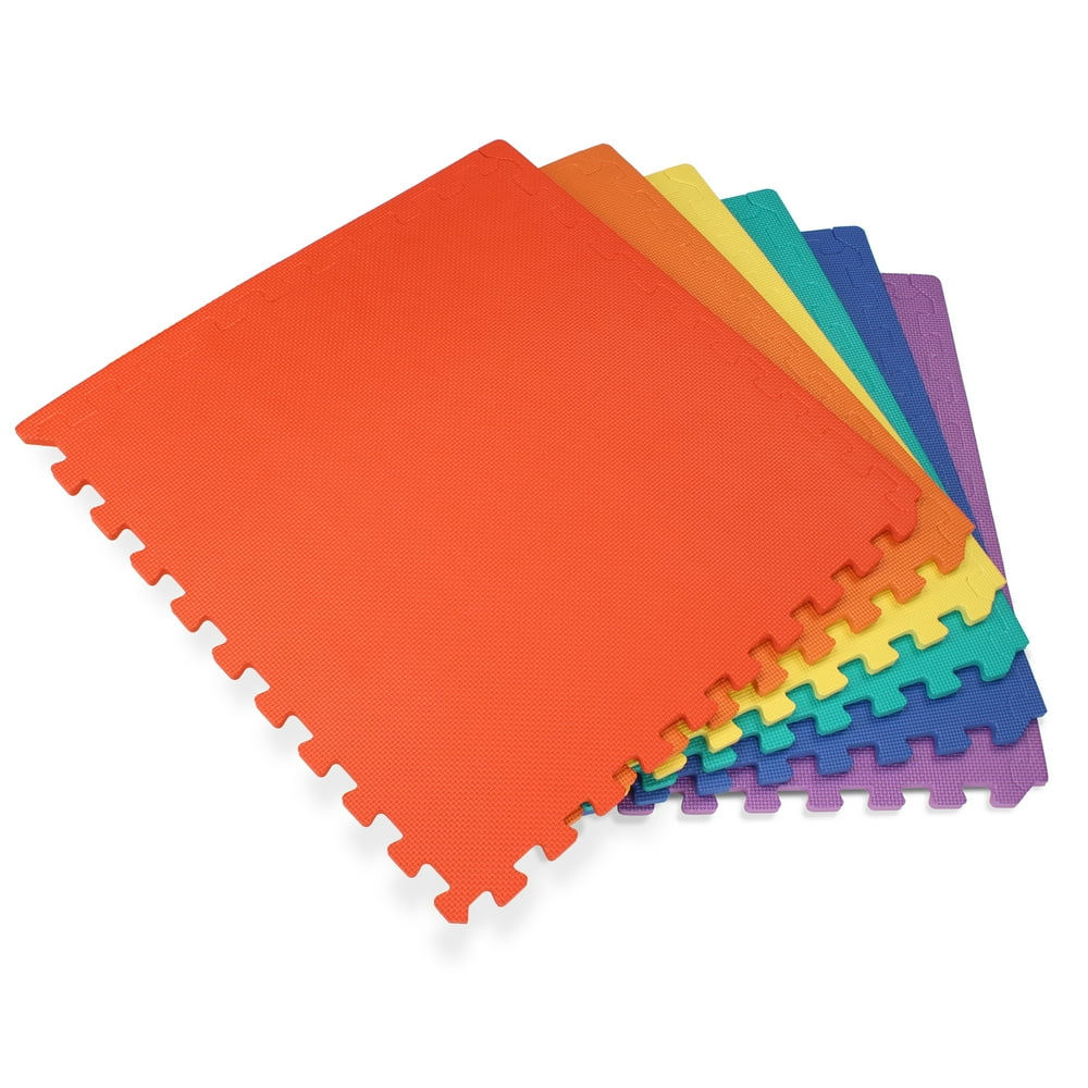 We Sell Mats 1/2" Thick Interlocking Foam Mats, 120 Sq Ft (30 Tiles