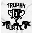 thumbnail image 2 of Cool Trophy Husband Number 1 Hubby Men's Big & Tall Crewneck Sweatshirt Brisco Brands 5X, 2 of 5
