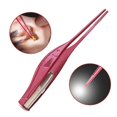 thumbnail image 3 of Ear Cleaner Led Flashlight Earpick Wax Removal Tweezer Luminous Kids Stainless Steel Tweezer Remover, 3 of 5