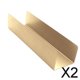 thumbnail image 1 of 2x Molde para en Forma de U, Barra Rectangular de Acero Al Carbono, Molde para Hornear 2 piezas, 1 of 8