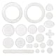thumbnail image 1 of Juego de 22 reglas de dibujo con espirales geométricos y flores, regla universal para diseño artístico de dibujo para niños y niñas., 1 of 3