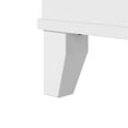 thumbnail image 2 of Pemberly Row Armoire de Rangement Haute avec Portes et Tablettes en Blanc - Bois, 2 of 10