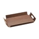 thumbnail image 4 of Bandeja de madera para servir, portavasos de madera, moderna y práctica bandeja para mesa de centro L, 4 of 9